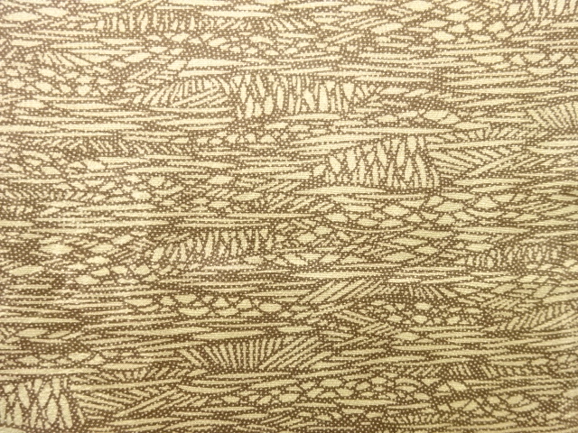  大正ロマン　紋錦紗抽象模様着物